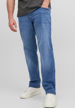 Jack & Jones Plus Size Tapered-fit-Jeans »JJIMIKE mit Abriebeffekten und funktionalen Taschen« mit Used-Optik