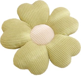 OEM Coj&iacute;n De Felpa Con Estampado Floral Colorido - Verde 50cm