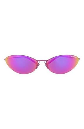 Balenciaga 68mm Cat Eye Sunglasses in Pink Pink Violet at Nordstrom Rack