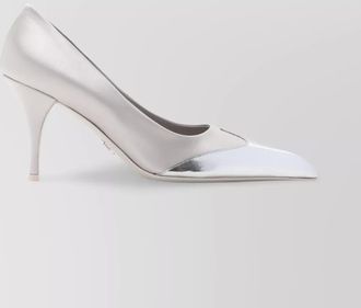 Prada viscose silk stiletto pumps