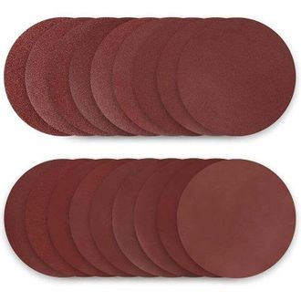 Elle Discos Abrasivos De 180 Mm, Juego De 50 Discos De Lijado, Papel Abrasivo Con Granos 40/60/80/100/120/150/180/240/320/400