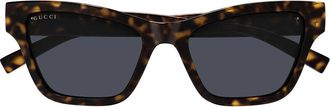 Gucci Sunglasses Gg1982 S 002 Brown/Blue Women