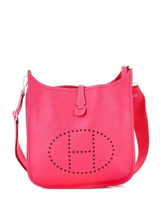 Herm&egrave;s Evelyne Bag Gen III Epsom PM crossbody bag - Rosa