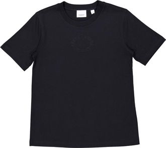 Burberry Margot Crest Embroidered Cotton T-Shirt, Size XX-Small