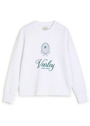 Varley Rasco Namesake Stretch-jersey Sweatshirt - White - S (UK8-10 / S)