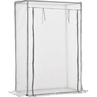 OEM Invernadero De Jard&iacute;n, Invernadero Para Balc&oacute;n, Cubierta De Pe Reforzada, Estructura De Acero, Puerta Enrollable Con Cremallera, 100 X 50 X 150 Cm, Bl