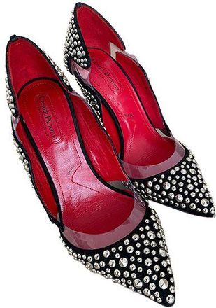 Cesare Paciotti Suede Studded Pumps Size 37