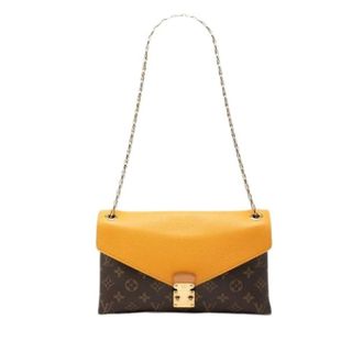 Louis Vuitton Pre-owned Pallas Chain - Dames - Pre-owned - Bruin - Maat: ONE Size Zijde