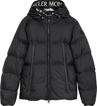 Moncler Montcla Water Repellent Short Hooded Down Jacket in Black at Nordstrom, Size 2