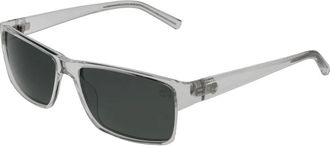 Timberland Transparante herenzonnebril Gepolariseerde groene lens - Heren - Zonnebrillen - Grijs - ONE Size - Accessoires