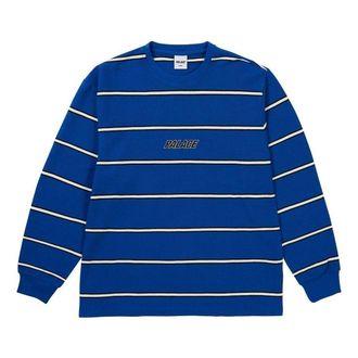 Palace Duo Stripe T-Shirt Classy Blue P31ES034
