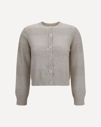Brunello Cucinelli Long-sleeve crewneck cotton Sweater Female XS