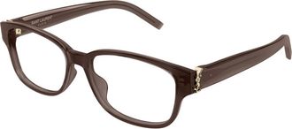 Saint Laurent Glasses, unisex, Brown, Size: 55 MM M149 Eyeglasses