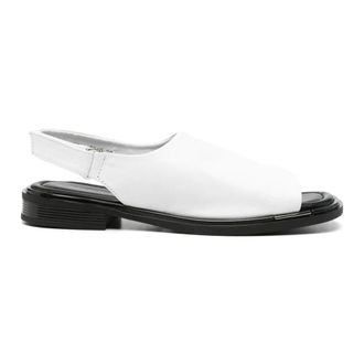 Sergio Moretti Schoenen, Dames, Wit, 39 EU, Leer, Firenze Gesp Sandalen