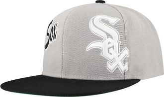 Mitchell & Ness Mens Mitchell & Ness Gray Chicago White Sox Knock Out Panel Snapback Hat at Nordstrom