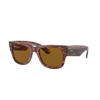 Ray-Ban Sunglasses, unisex, Brown, Size: 51 MM Mega Wayfarer