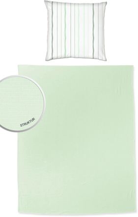 Primera Bettwäsche »Primera Summer-Set« 2 Stk. tlg. mit einem gestreiften Kissenbezug