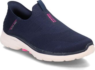 Skechers Womens Hands Free Slip-ins Go Walk 6-Fabulous View Sneaker, Navy, 5.5 UK Wide