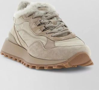 Brunello Cucinelli suede low-top sneakers