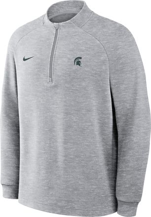 Nike Michigan State Par Nike Mens Therma-FIT College Half-Zip Pullover in Grey | 068F01HMST-P8H