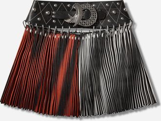 Chopova Lowena Women s Straight Ride Mini Carabiner Skirt Multicolor