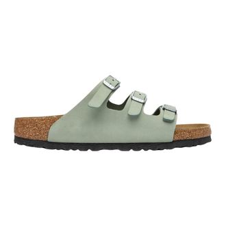 Birkenstock Sliders, male, Green, Size: 5 US Florida Fresh