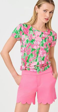 Lilly Pulitzer Etta Scoop Neck Top