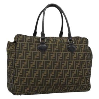 Fendi Pre-owned Zucca Canvas Tote Bag - Pre-owned - Mujer - Marr&oacute;n - ONE SIZE