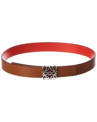 Loewe Anagram Bombe Reversible Leather Belt