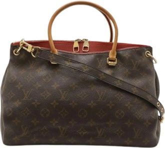 Louis Vuitton Pre-owned Vintage Canvas Handtas - Dames - Vintage Handtas - Rood - ONE Size - Vintage