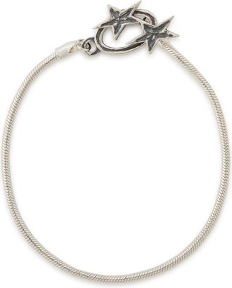 TwoJeys Icon Clasp Sterling Silver-plated Bracelet - S