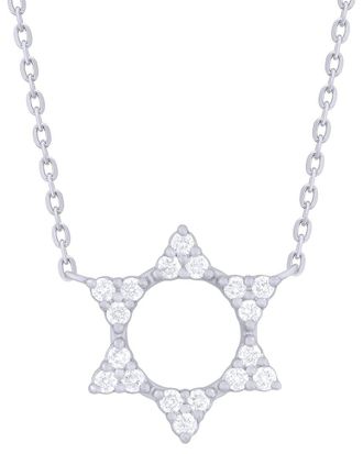 Sabrina Designs 14K 0.12 Ct. Tw. Diamond Star Of David Pendant