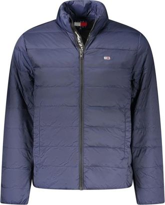 Tommy Hilfiger Stijlvolle Puffer Jacket - Heren - Winterjassen - Blauw - M - Leer - Jassen