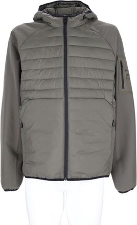 BOSS Quilted Front Panel Green Sports Jacket