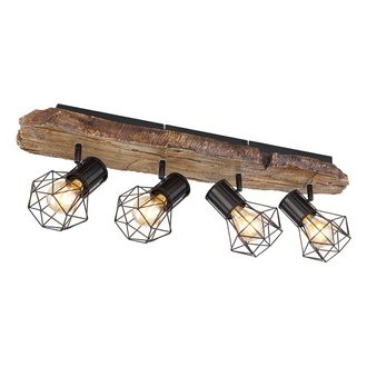 Globo Lighting Foco - Priska - Negro - Metal - Foco De Superficie - E27 - Globo