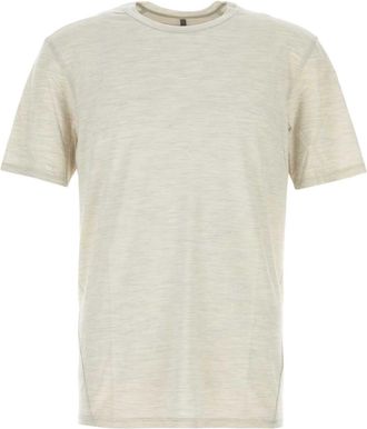 Veilance Melange Light Grey Wool Blend Frame T Shirt