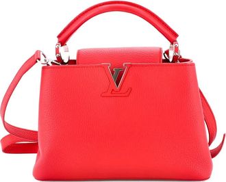 Louis Vuitton Capucines Bag Leather BB satchel - Rood