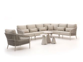 Bellagio la vita attrattiva Bellagio Mineo/Tusa hoek loungeset 8-delig rechts