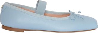 Dolce & Gabbana Ballerinas, female, Blue, Size: 5 US Nappa Lambskin Ballet Flats