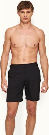 Orlebar Brown Dane Longest-Length Swim Shorts in Black at Nordstrom, Size 33