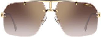 Carrera Carrera 63mm Oversize Gradient Square Sunglasses in Gold Ivory/gold Burgundy at Nordstrom