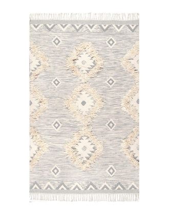 nuLOOM Nuloom Savannah Moroccan Fringe Rug Wool Rug