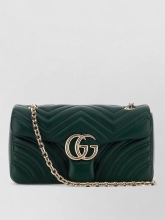Gucci gg marmont medium leather shoulder bag