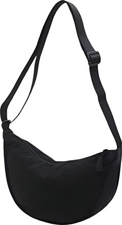 Generic Womens Nylon Crossbody Bag, Travel Shoulder Bag, Adjustable Shoulder Strap, Smooth Zipper Closure, Suitable for Daily Commuting and Leisure Travel (Bl