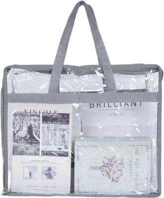 No Brand Bolsa De Almacenamiento De Ropa De Pvc Transparente, Funda N&oacute;rdica Plegable Con Asas, Caja De Almacenamiento Para Mudanzas, Para Ropa, Mantas, Juguete