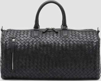 Officine Creative Armor 01 Hand-Woven Tote Bag in Black at Nordstrom