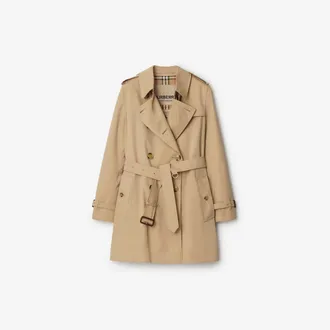 Burberry Short Kensington Heritage Trench Coat, Size: 02