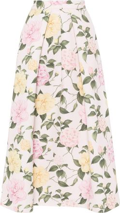 Sachin & Babi Lydia floral-print midi skirt - women - Polyester - 8 - Pink
