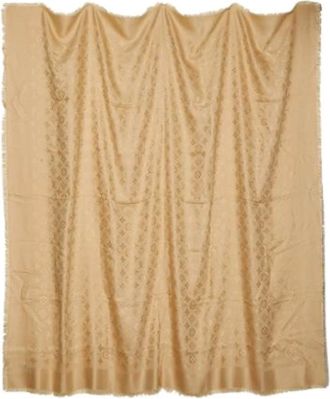 Louis Vuitton Pre-owned Scarves, female, Beige, Size: ONE SIZE Pre-owned Monogram Stole