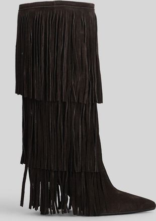 Gis&egrave;l moir&egrave; George High Heels Boots